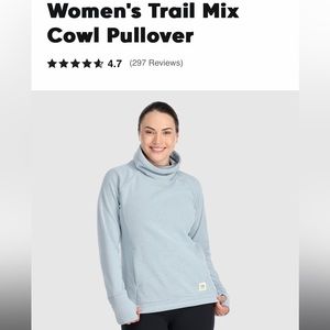 Women’s Outdoor Research Trail Mix Cowl Pullover Sz M